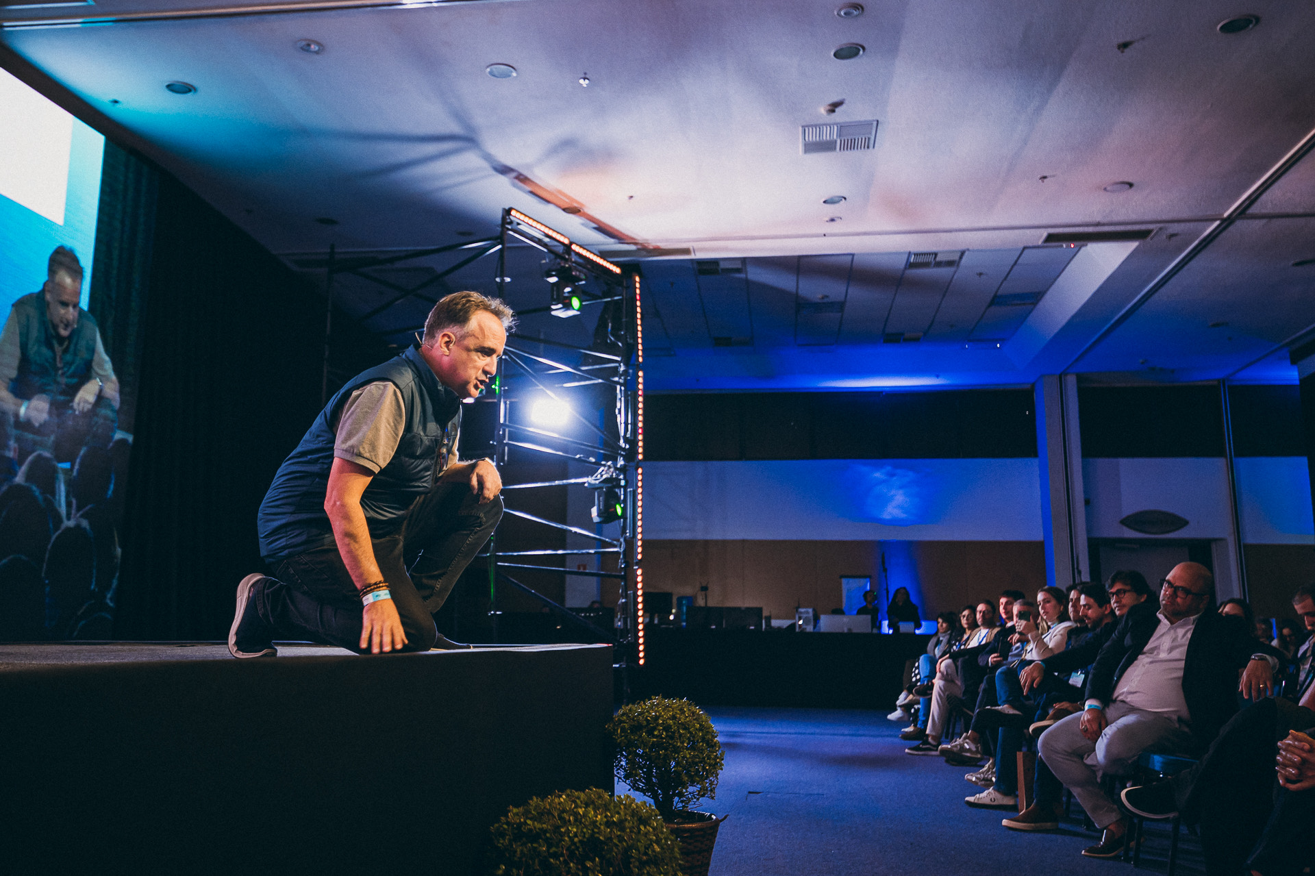 José Ricardo conectando com a plateia